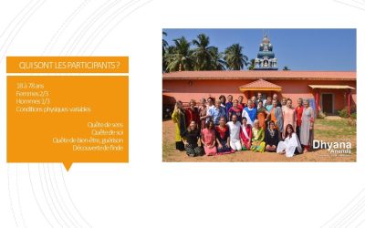 Le profil des participants des retraites en Inde du Sud